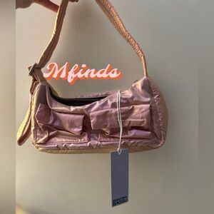Baggu deadstock metallic pink cargo